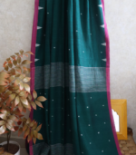 Handloom Mul Cotton Saree - Image 2