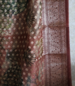 Pure Kora Silk with Digital Print - Image 5