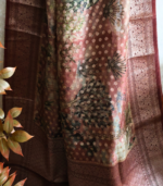 Pure Kora Silk with Digital Print - Image 7