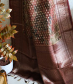 Pure Kora Silk with Digital Print - Image 8