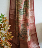 Pure Kora Silk with Digital Print
