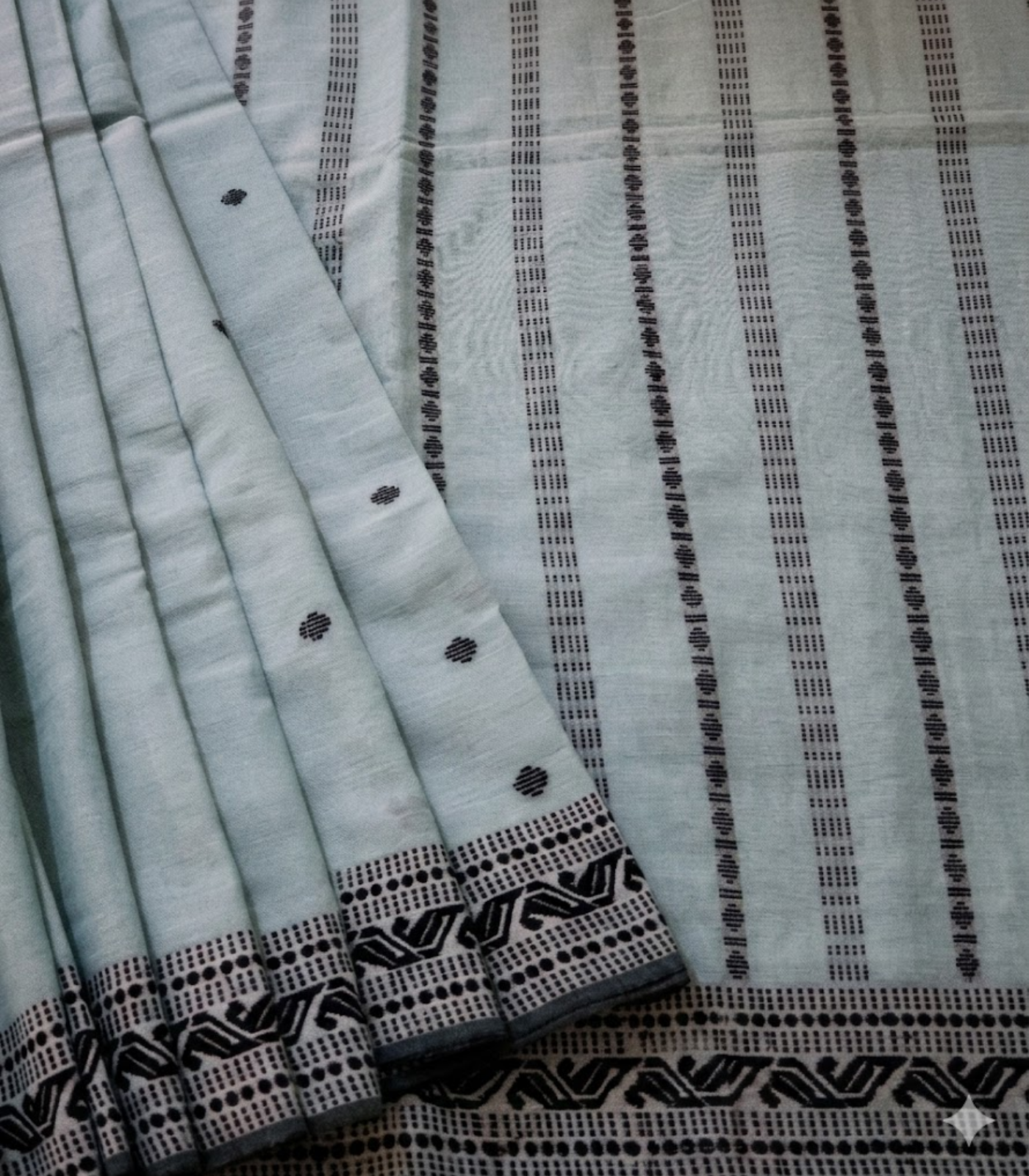 Untitled design - 2026-02-28T125144.755 Dhonekhali Cotton Saree - Image 1