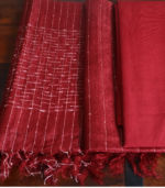 Pure Tussar Unstitched Suits (3-Piece)