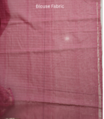Rose Pink Handloom Saree with Jamdani work - Image 5