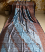 *Handloom* Raw Silk Buti Rangkart Lehriya - Image 3