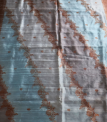 *Handloom* Raw Silk Buti Rangkart Lehriya - Image 4