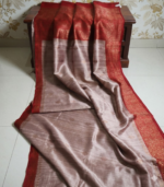 *Handloom* Raw Silk Buti Border 2D