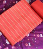 Pure Chanderi Unstitched Suits (3-Piece)