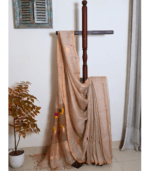 Warm Beige Silk Linen