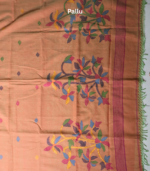 Light Terracotta-Beige Jamdani - Image 3