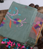 Pure Cotton Muslin with Paithani Inspired Dupatta (2-piece) - Image 2