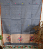 Pure Cotton Muslin with Paithani Inspired dupatta (2-piece) - Image 2