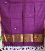 Pure Cotton Muslin with Paithani Inspired dupatta (2-piece) - Image 3