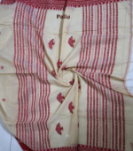 Warm Beige Premium Tangail Saree - Image 3