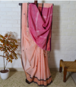 Soft Dusty Pink Premium Tangail Saree